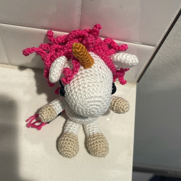 Handcrafted Unicorn 🦄 Amigurumi Decor Toy Crochet Figure Doll Magic Fantasy - Picture 6 of 12